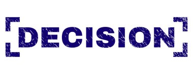 Grunge karar damga mühür köşeler arasında dokulu