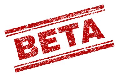 Grunge Beta damga mühür dokulu