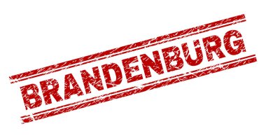 Grunge Brandenburg damga mühür dokulu