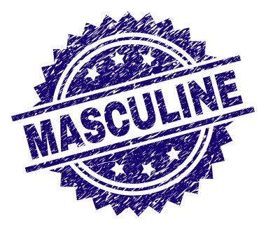 Dokulu erkeksi damga mühür çizik