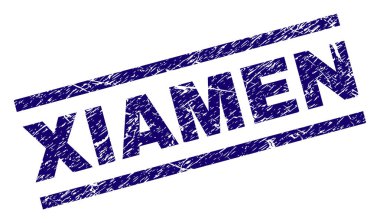 Dokulu Xiamen damga mühür çizik