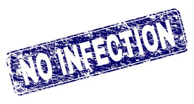 Herhangi bir bulaşma çerçeveli grunge yuvarlatılmış dikdörtgen damgası