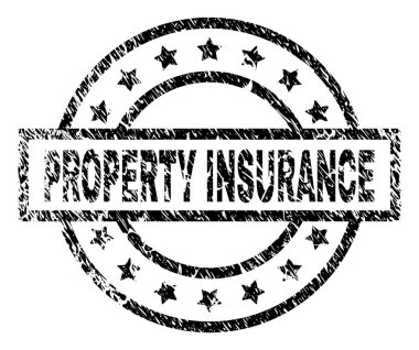 Grunge özelliği sigorta damga mühür dokulu