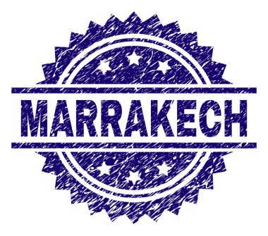 Grunge Marakeş damga mühür dokulu