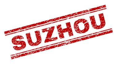 Dokulu Suzhou damga mühür çizik