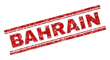 Grunge Bahreyn damga mühür dokulu