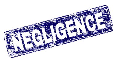 Yuvarlatılmış dikdörtgen damga grunge ihmal çerçeveli