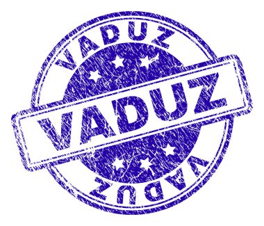 Dokulu Vaduz damga mühür çizik