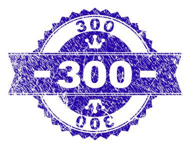 Kurdele ile dokulu 300 damga mühür çizik