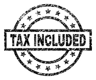 Damga mühür çizilmiş dokulu vergi dahil