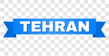 Mavi bant Tehran açıklamalı alt yazılı