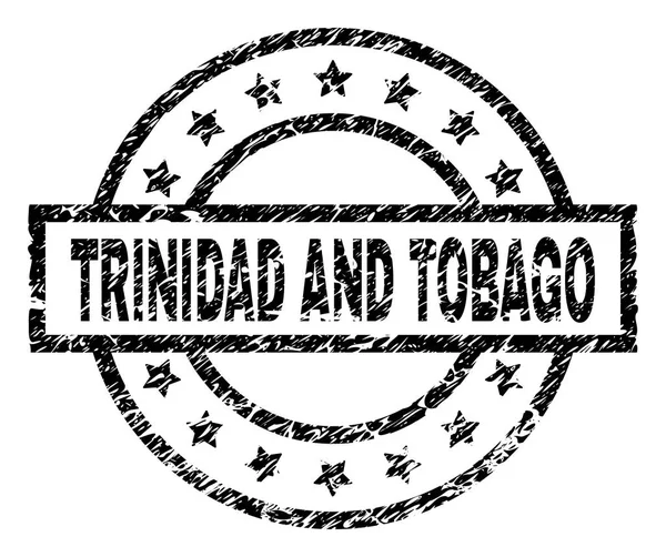 Sello de sello texturizado Grunge TRINIDAD Y TOBAGO — Vector de stock