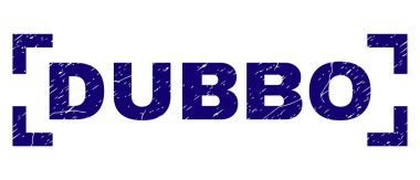 Grunge Dubbo damga mühür köşeleri içinde dokulu