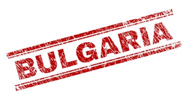 Dokulu Bulgaristan damga mühür çizik