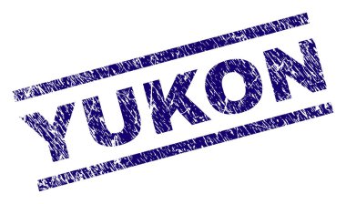 Grunge Yukon damga mühür dokulu