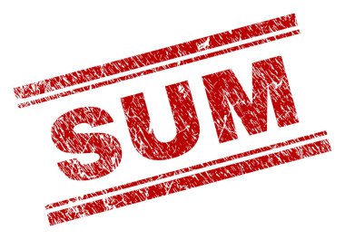 Dokulu toplamı damga mühür çizik