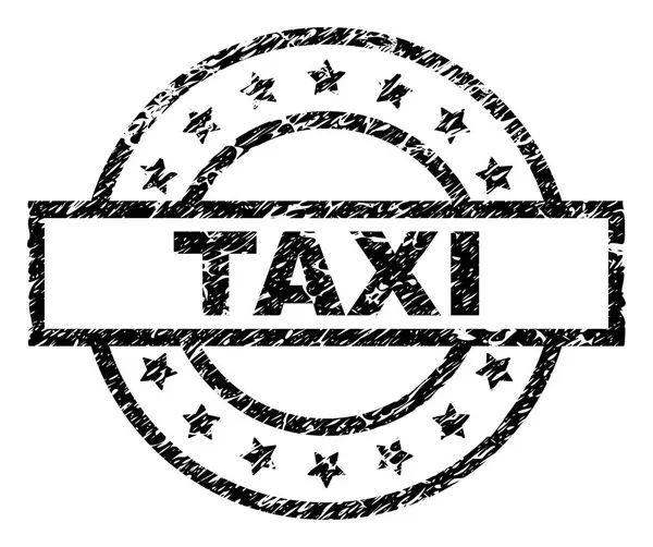 Taxistempel Siegel Wasserzeichen Mit Seenot Stil Gestaltet Mit Rechteck Kreisen — Stockvektor
