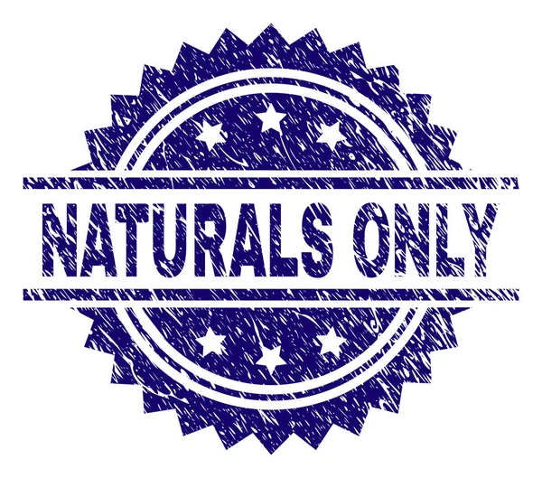 HANYA Segel Stamp NATURALS Tergores - Stok Vektor