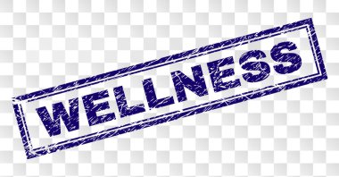 Çizik sağlık dikdörtgen damgası