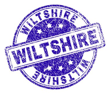 Grunge Wiltshire damga mühür dokulu
