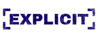 Grunge açık damga mühür köşeleri içinde dokulu