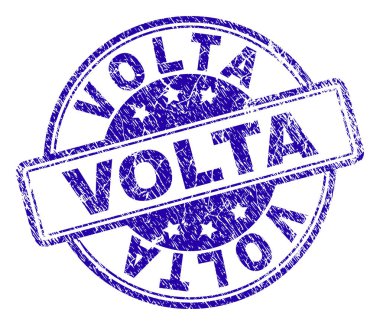 Grunge Volta damga mühür dokulu