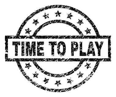 Grunge damga mühür oynamak için zaman dokulu