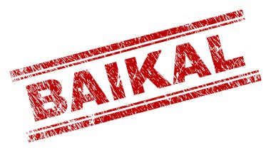 Dokulu baykal damga mühür çizik