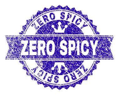 Grunge sıfır baharatlı damga mühür kurdele ile dokulu