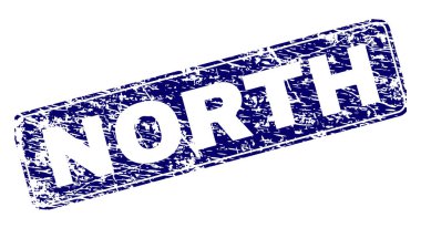 Yuvarlatılmış dikdörtgen damga çizilmiş Kuzey çerçeveli