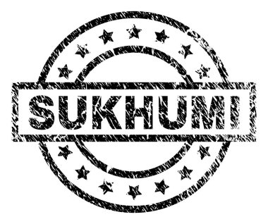 Dokulu Sukhumi damga mühür çizik