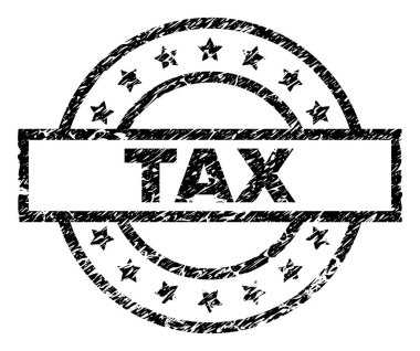 Grunge vergi damga mühür dokulu