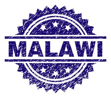 Grunge Malavi damga mühür dokulu
