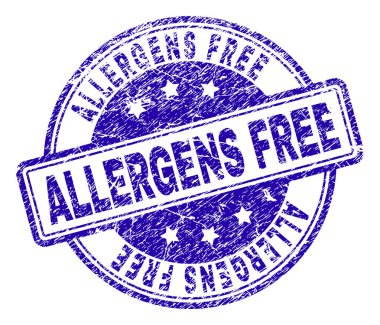 Dokulu allerjen ücretsiz damga mühür çizik