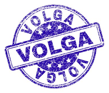 Grunge Volga damga mühür dokulu