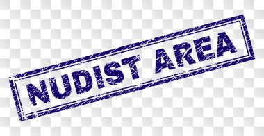 Grunge çıplaklar alan dikdörtgen damgası