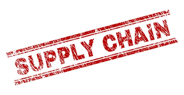 Dokulu tedarik zinciri damga mühür çizik