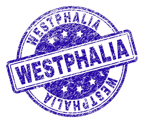 Grunge texturierte Westfalen Briefmarke Siegel — Stockvektor