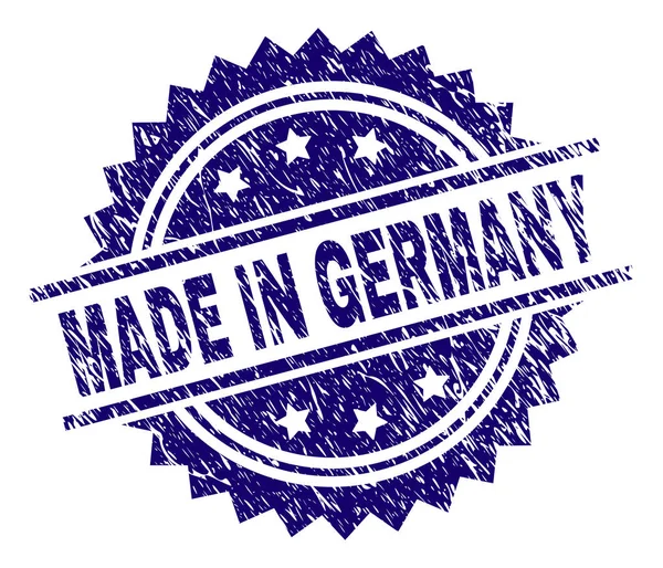 Grunge Textured MADE IN GERMANIA Sigillo francobollo — Vettoriale Stock