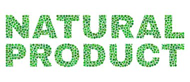 Doğal ürün metin nokta tarzı