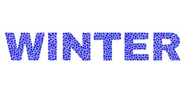 Kış metin nokta tarzı