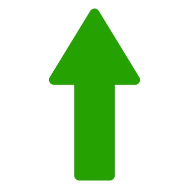 Ok yukarı simge tasarlamak vektör