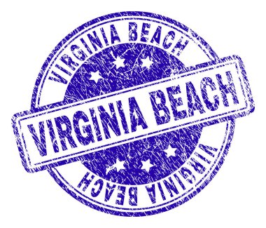 Virginia Beach damga mühür grunge dokulu