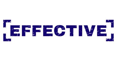 Dokulu etkili damga mühür köşeler arasında çizik