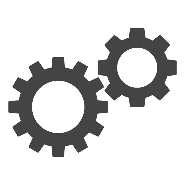 Vectorillustratie tandwielen pictogram — Stockvector