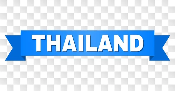 Listra azul com legenda THAILAND —  Vetores de Stock