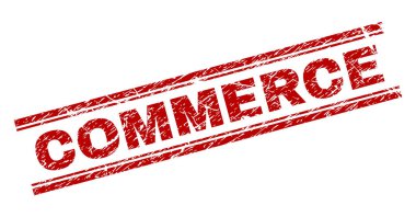 Dokulu ticaret damga mühür çizik