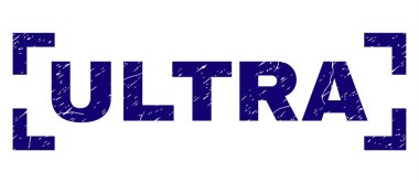 Dokulu Ultra damga mühür köşeler arasında çizik