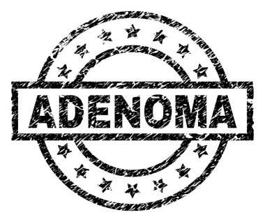 Grunge Adenoma damga mühür dokulu