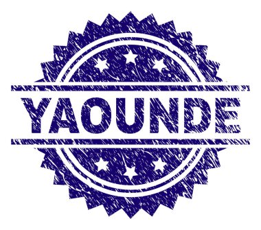 Grunge Yaounde damga mühür dokulu